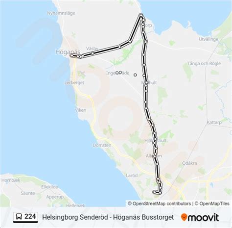 224 Route: Schedules, Stops & Maps - Helsingborg Senderöd (Updated)