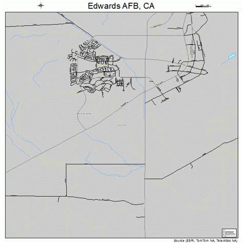 Edwards AFB California Street Map 0621600