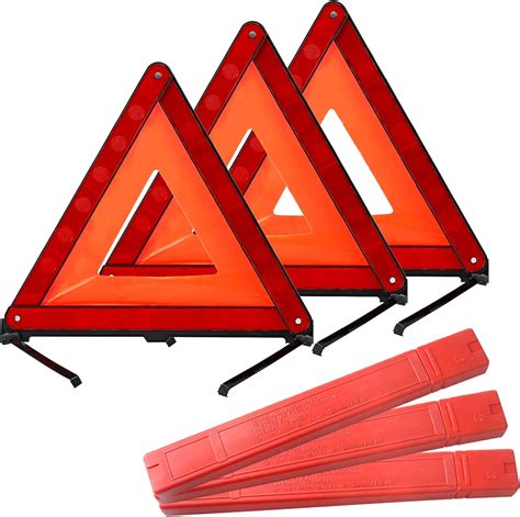 Ajxn 3PCS Emergency Warning Triangles, Roadside Nepal | Ubuy