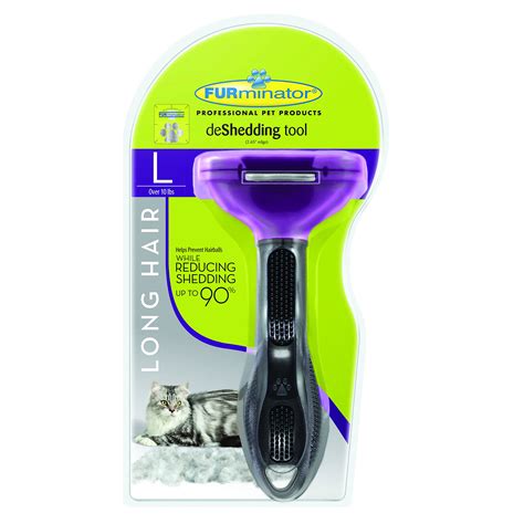 FURminator Long Hair deShedding Tool for Cats, Large 634252065090 | eBay