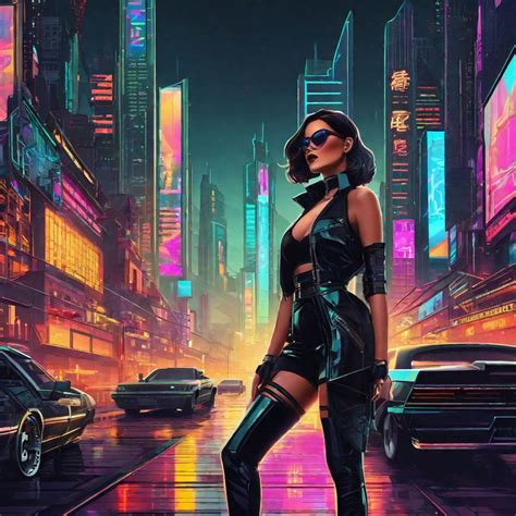 Retro Cyberpunk Chic by AISmart on DeviantArt