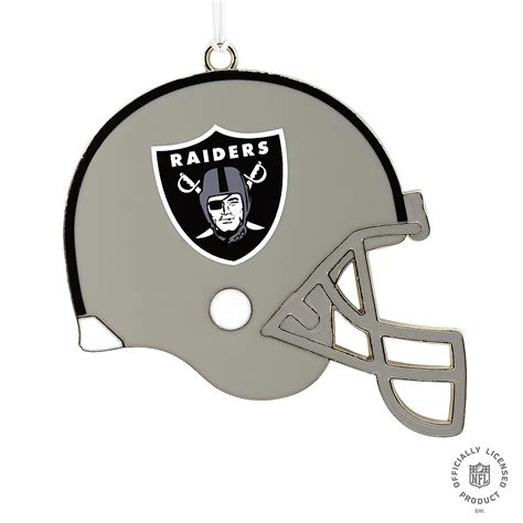 Las Vegas Raiders Metal Hallmark Ornament