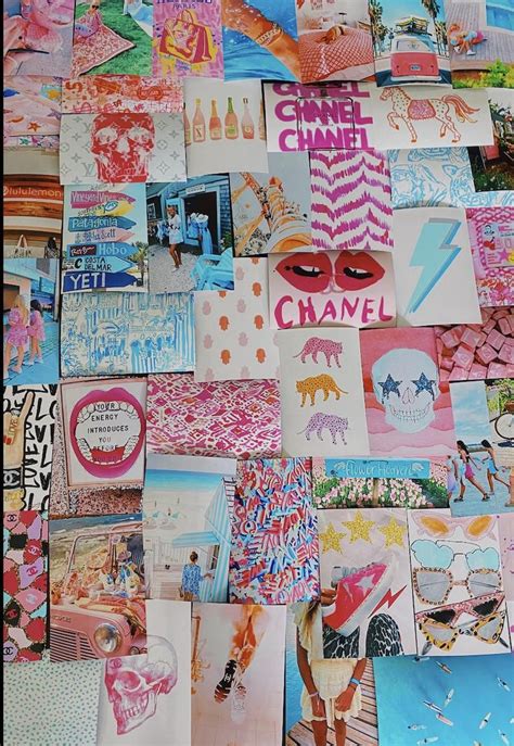 Beachy Preppy Wall Collage Kit digital Download 50 Pcs - Etsy | Preppy wall collage, Wall ...