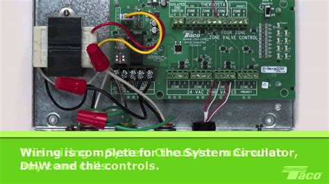 How To Wire a System Circulator to a Taco Zone Valve Control (ZVC) - YouTube