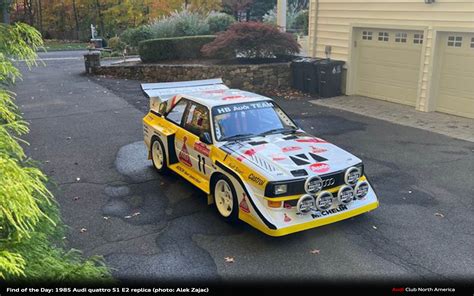 Find of the Day: 1985 Audi quattro S1 E2 Replica - Audi Club North America