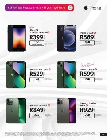 IPHONE 13 price - VODACOM • Today's offer from specials