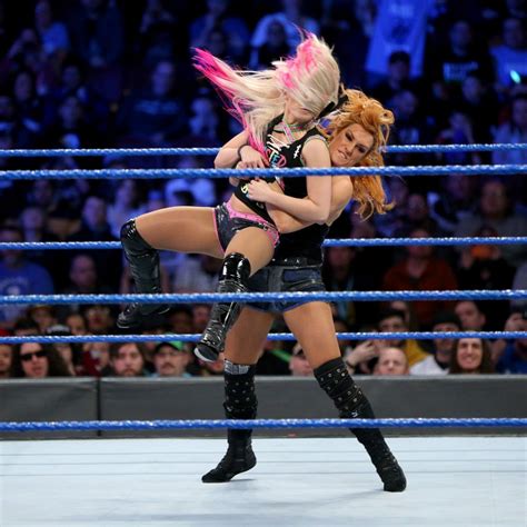 WWE – Mixed Match Challenge – Alexa Bliss & Stroman vs Becky Lynch ...