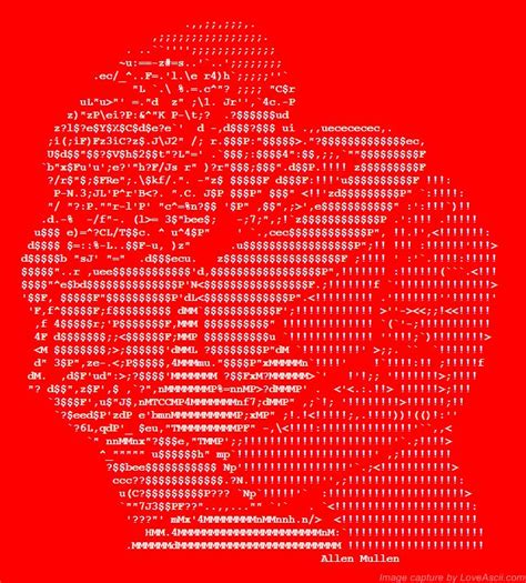 7 best I Love You ASCII Art images on Pinterest