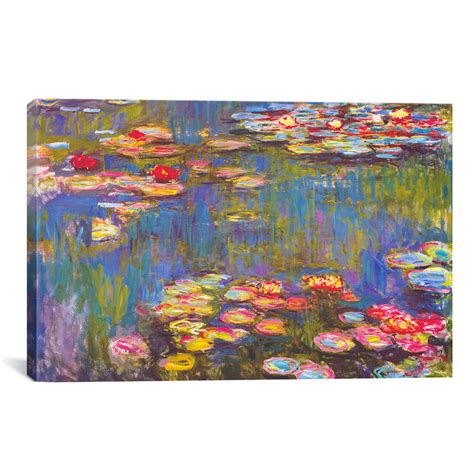 Water Lilies, 1916 (18"W x 12"H x 0.75"D) - Claude Monet - Touch of Modern
