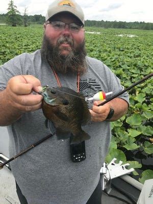 Best fishing spot on Tennessee's Reelfoot Lake for bluegill fish