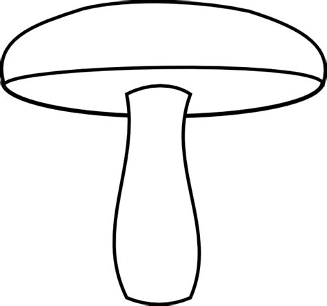 Mushroom Outline Clip Art at Clker.com - vector clip art online, royalty free & public domain