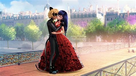 Ladybug and cat noir kiss - kitsguide