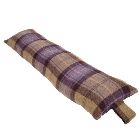 Luxurious Tartan Wool Draught Excluder - The Unique Seat Company