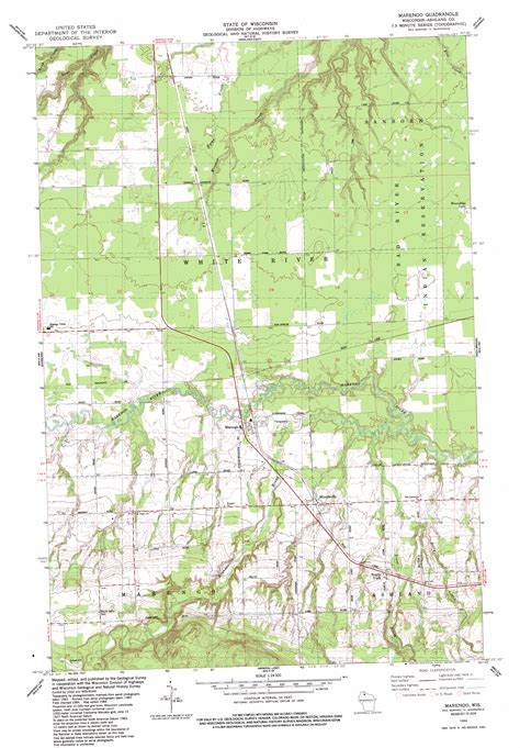 Marengo, WI Topographic Map - TopoQuest