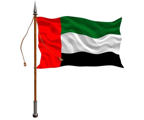 Premium Photo | National flag of United Arab Emirates Background with ...