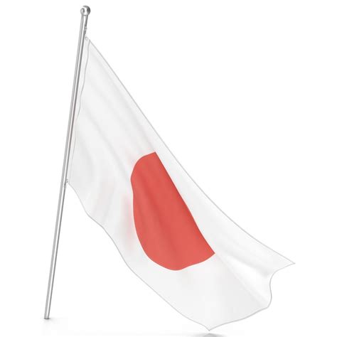 japan flag modeled 3d 3ds