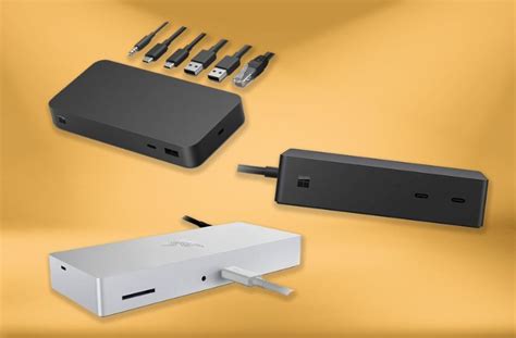 Microsoft debuts the Surface Thunderbolt 4 Dock