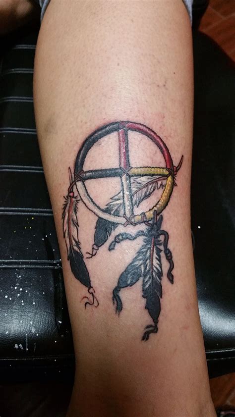 Native American Medicine Wheel Tattoo