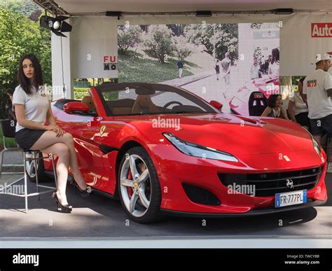 Ferrari girl hi-res stock photography and images - Alamy