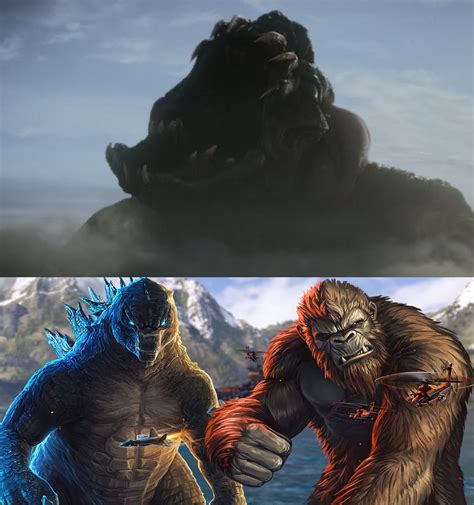 Godzilla and Kong vs Cloverfield Monster (Edited) by MnstrFrc on DeviantArt