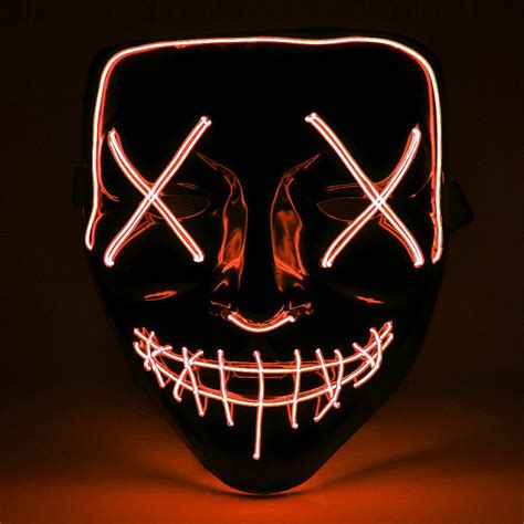 Led Purge Mask, The Purge Mask, Halloween Mask Led, Led Mask With ...