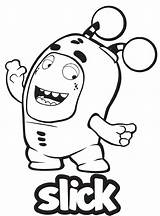 Printable Coloring Oddbods Pages sketch template