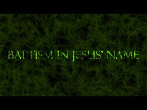 Baptism In Jesus’ Name – A Fresh Look [HD] | Apostolic Live Videos