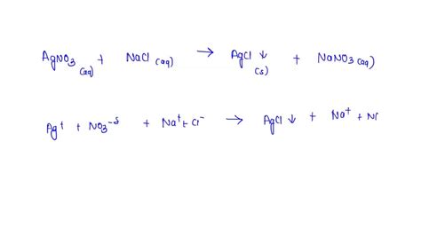 SOLVED: The net ionic equation for: Cu(NO3)2 + AgNO3, Cu(NO3)2 + NaCl, Cu(NO3)2 + NaOH AgNO3 ...