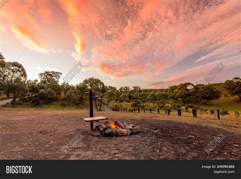 Campfire Fire Burning Image & Photo (Free Trial) | Bigstock