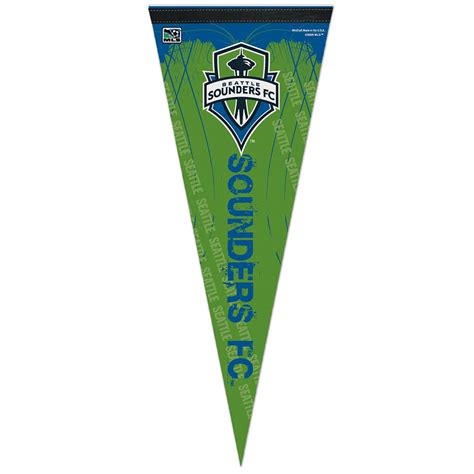 Seattle Sounders FC Premium Style Soccer Team Pennant 12"x 30"