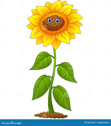 Top 101+ Sunflower cartoon pic - Tariquerahman.net