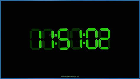 Linux Digital Clock Screensaver - Download-Screensavers.biz