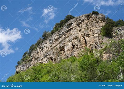 Maiden Rock, a Bluff Rock Formation in Wisconsin Along the Mississippi River and Lake Pepin ...