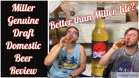 Better than Miller Lite? | Miller Genuine Draft | Beer Review - YouTube