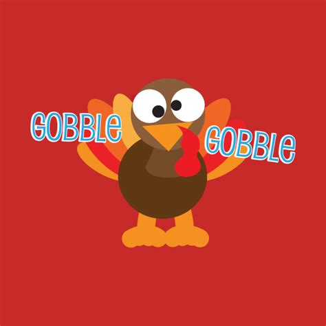 Gobble Gobble Gobble Thanksgiving Turkey - Gobble Gobble - Pillow | TeePublic