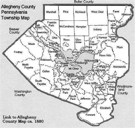 Allegheny County Townships | Allegheny county, Pennsylvania history ...