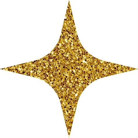 Shiny glitter star. Celestial element. Transparent PNG Clipart 12806197 PNG