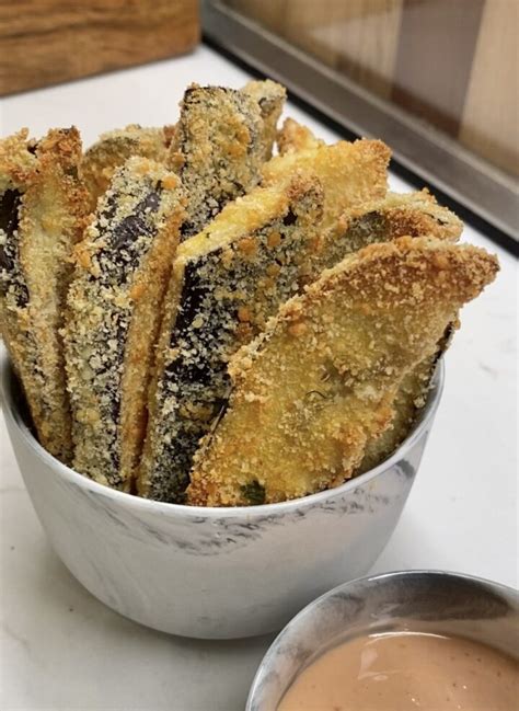 Baked Crispy Eggplant Fries - Hungry Happens