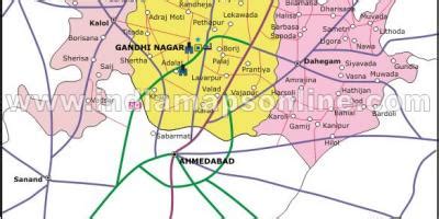 Gandhi nagar Bangalore map - Bangalore gandhinagar map (Karnataka - India)