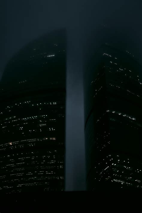 High Rise Buildings during Night Time · Free Stock Photo