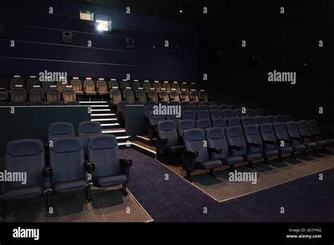 Seating inside an Odeon multiplex cinema at New Square, West Bromwich ...