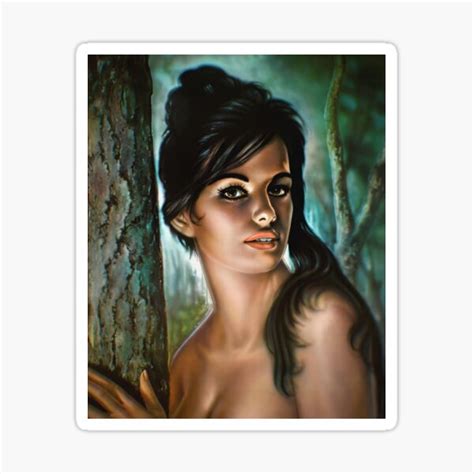 "High resolution Tina Art Mid Century Art wall Lady 70's 60's Kitsch" Sticker for Sale by ...