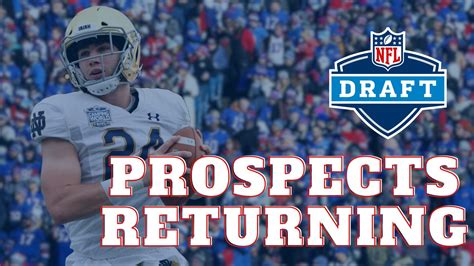 Prospects Foregoing the 2024 NFL Draft – Returning to School