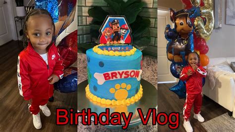 Bryson's 3rd Birthday - YouTube