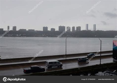 September 2023 New York Usa Heavy Rain Flooding New York – Stock ...