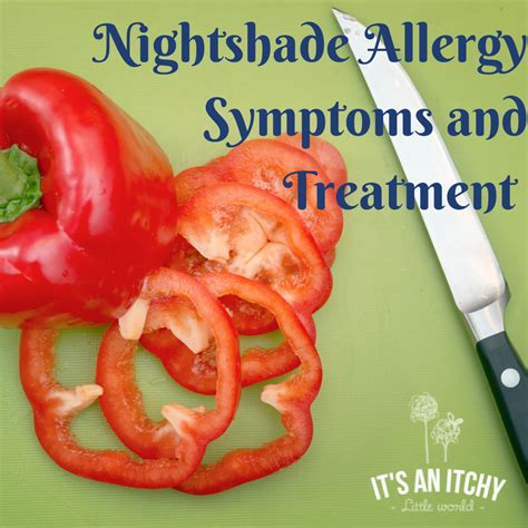 Nightshade Allergy Symptoms and Treatment