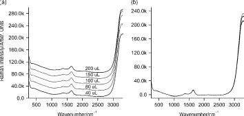 Raman spectra of water taken using the SS-MWP: (a) original spectra,... | Download Scientific ...