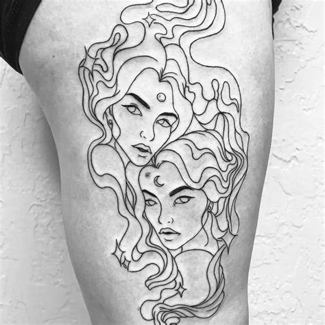 Gemini Twins Tattoo Ideas