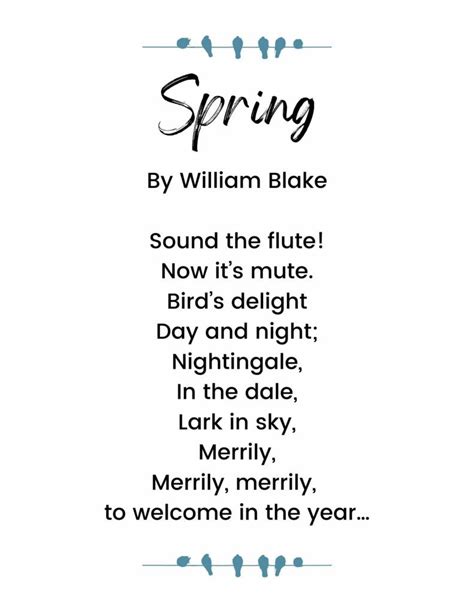 Short Spring Poems for Kids that Celebrate Nature