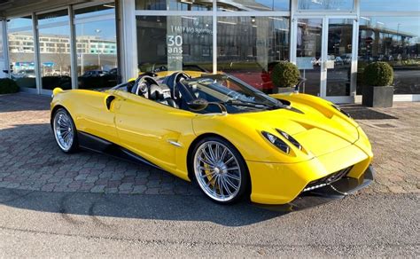 Can’t Find A Pagani Utopia Build Slot? Buy This Yellow Huayra Roadster ...